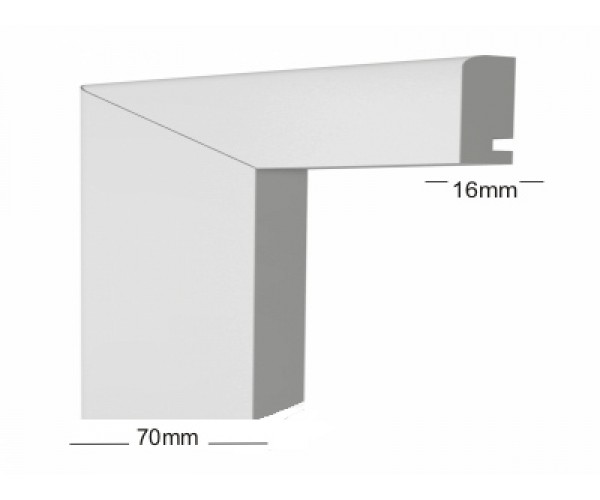 GN/BR 507 - Guarnição Branca Lisa.